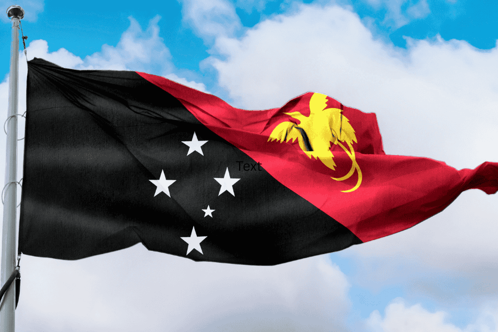 Papua New Guinea flag Papua New Guinea flag